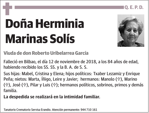 Herminia Marinas Solís