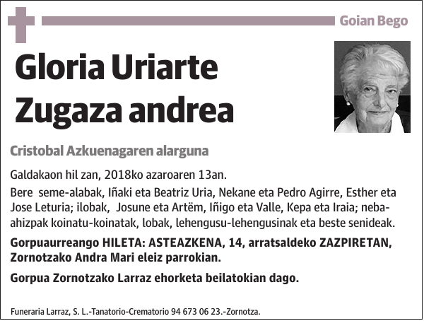 Gloria Uriarte Zugaza