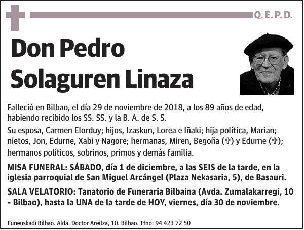 Pedro Solaguren Linaza