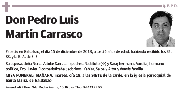 Pedro Luis Martín Carrasco