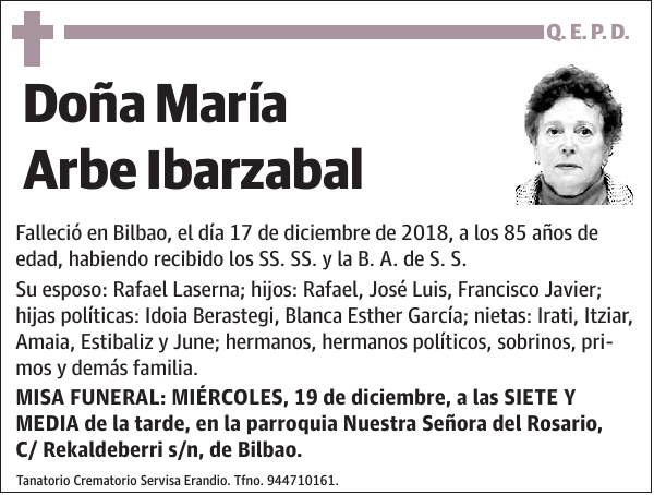 María Arbe Ibarzabal