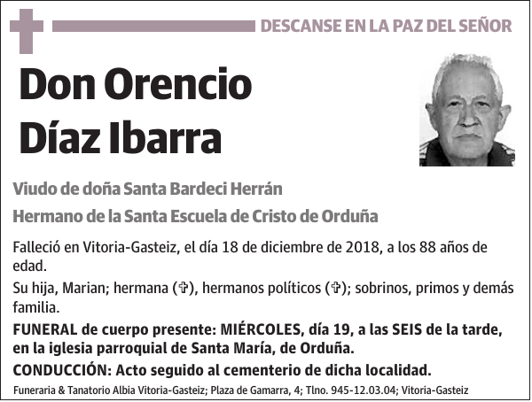 Orencio Díaz Ibarra