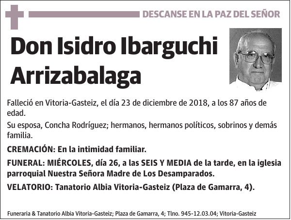 Isidro Ibarguchi Arrizabalaga