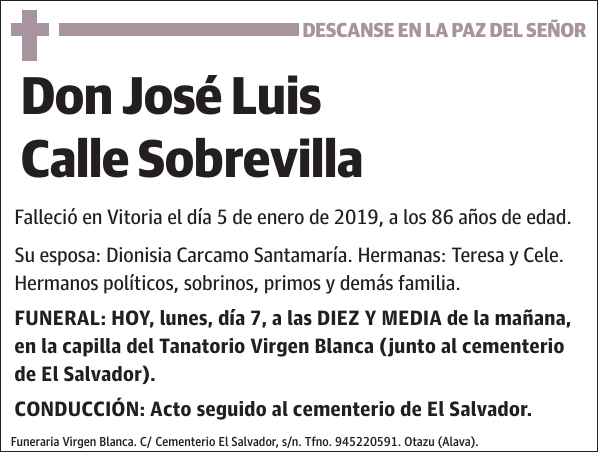 José Luis Calle Sobrevilla