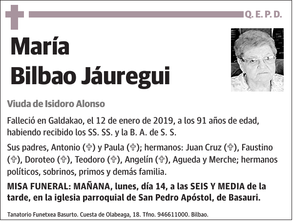 María Bilbao Jáuregui