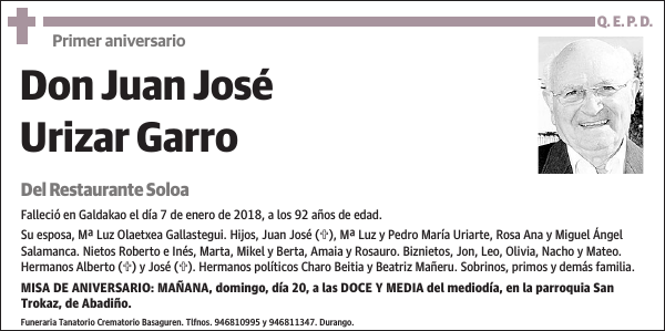 Juan José Urizar Garro