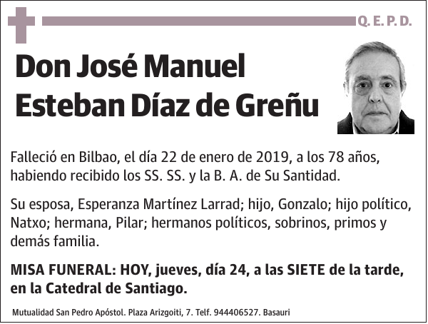 José Manuel Esteban Díaz de Greñu