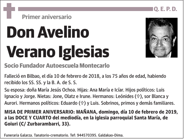 Avelino Verano Iglesias