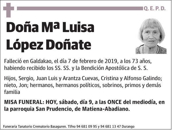 Mª Luisa López Doñate