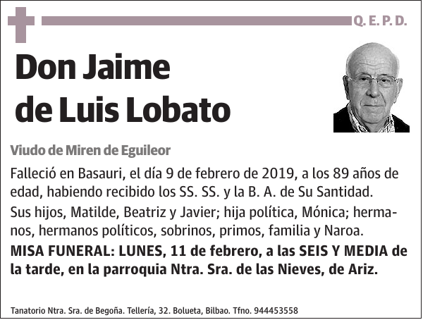 Jaime de Luis Lobato