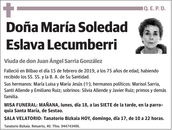 María Soledad Eslava Lecumberri