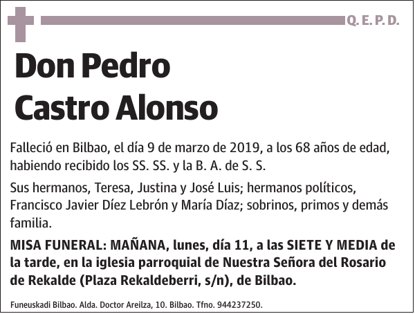 Pedro Castro Alonso