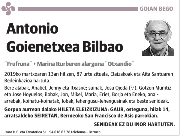 Antonio Goienetxea Bilbao