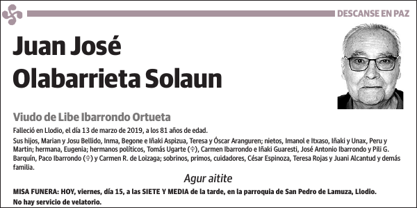 Juan José Olabarrieta Solaun