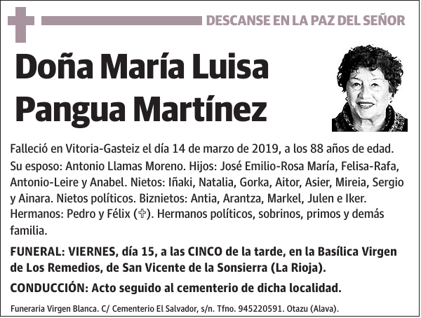 María Luisa Pangua Martínez