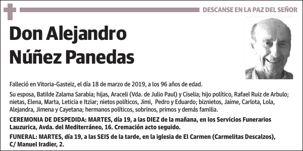 Alejandro Núñez Panedas