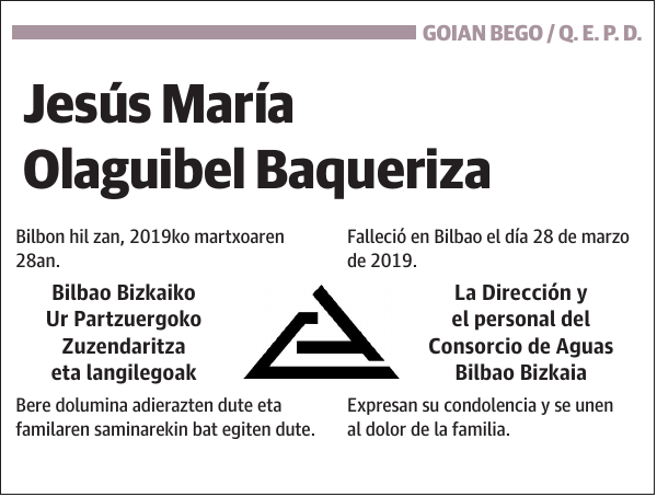 Jesús María Olaguibel Baqueriza