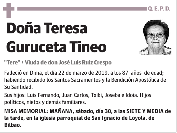 Teresa Guruceta Tineo