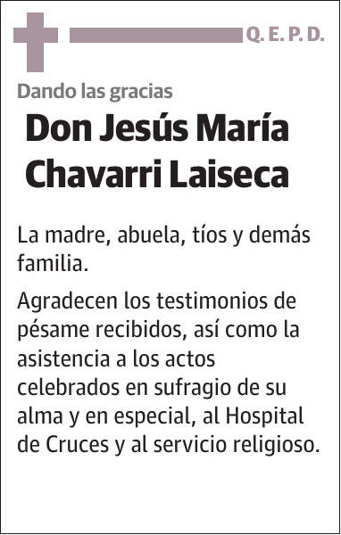 Jesús María Chavarri Laiseca