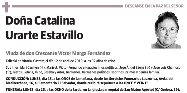 Catalina Urarte Estavillo