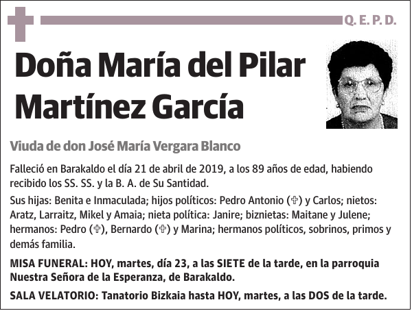 María del Pilar Martínez García