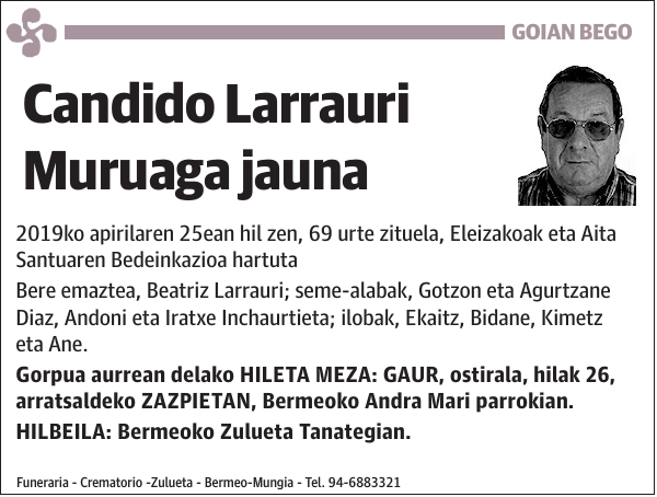 Candido Larrauri Muruaga