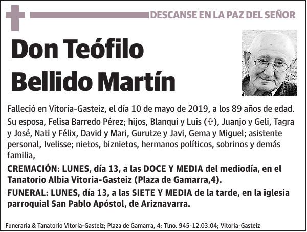 Teófilo Bellido Martín