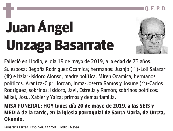 Juan Ángel Unzaga Basarrate