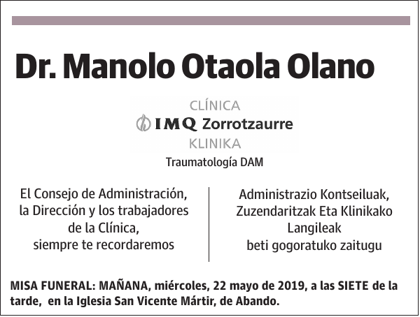 Manolo Otaola Olano