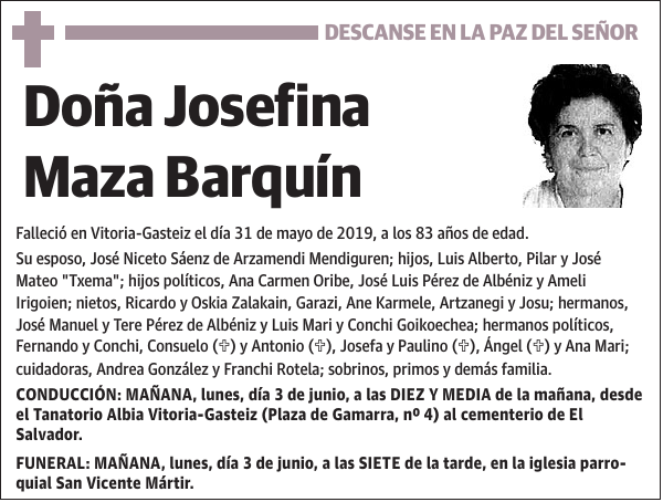 Josefina Maza Barquín