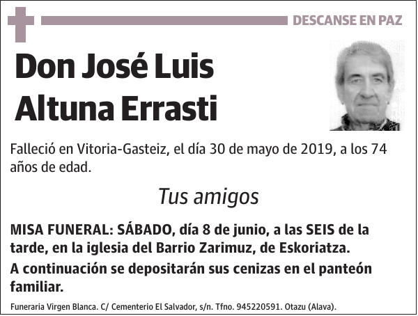 José Luis Altuna Errasti