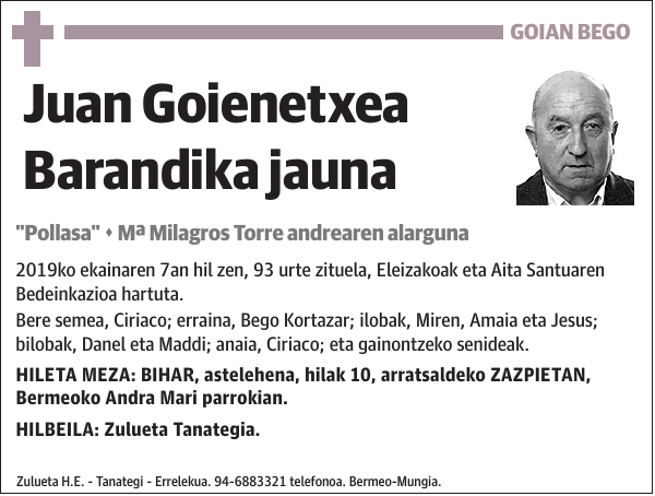 Juan Goienetxea Barandika