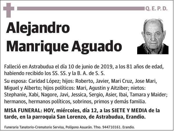 Alejandro Manrique Aguado