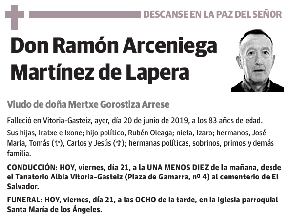 Ramón Arceniega Martínez de Lapera