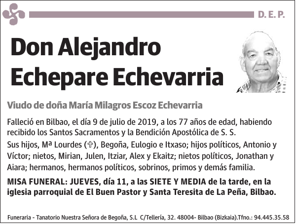 Alejandro Echepare Echevarria