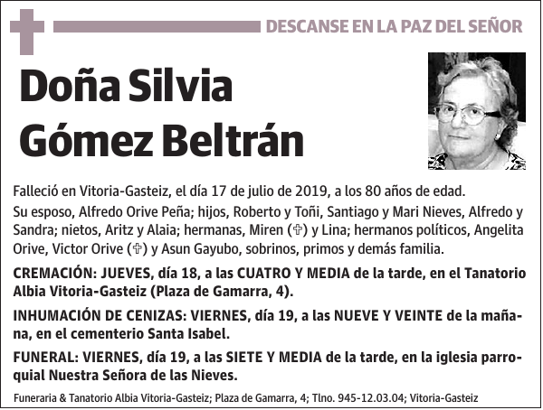 Silvia Gómez Beltrán