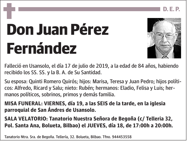 Juan Pérez Fernández