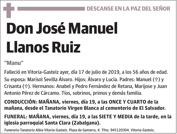 José Manuel Llanos Ruiz 'Manu'
