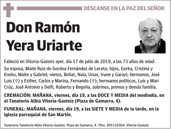Ramón Yera Uriarte