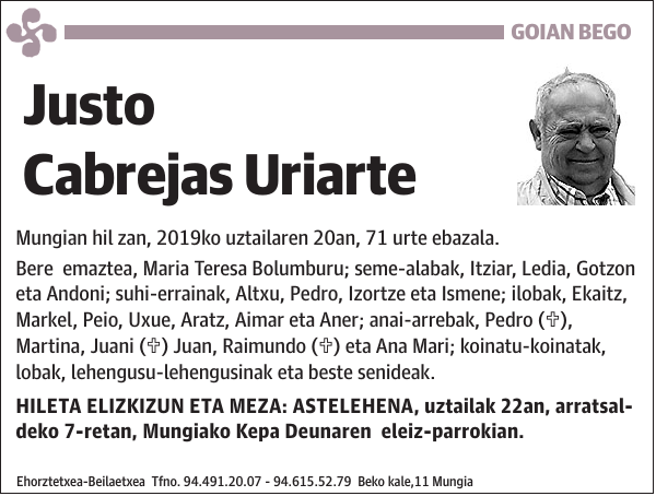 Justo Cabrejas Uriarte