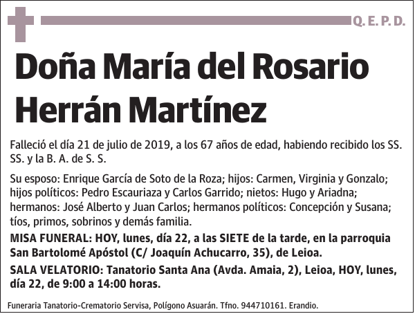 María del Rosario Herrán Martínez