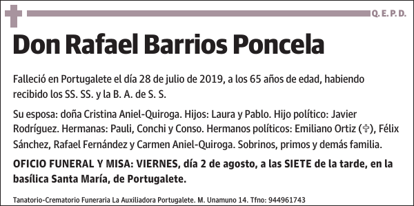 Rafael Barrios Poncela