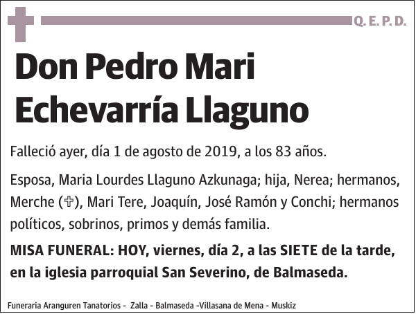 Pedro Mari Echevarría Llaguno