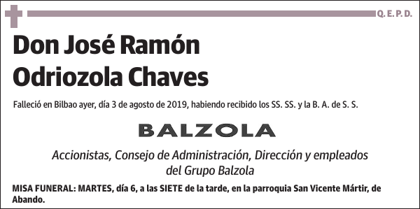 José Ramón Odriozola Chaves