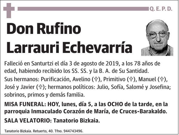 Rufino Larrauri Echevarría
