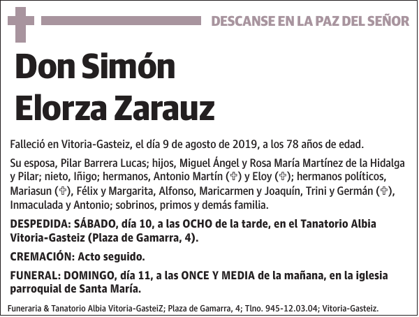 Simón Elorza Zarauz