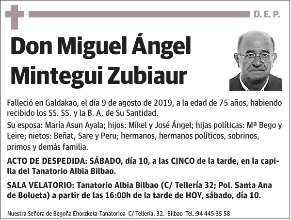 Miguel Ángel Mintegui Zubiaur