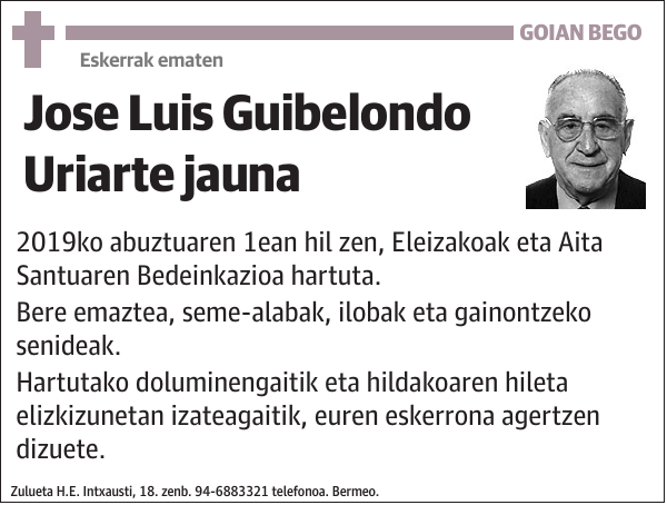 Jose Luis Guibelondo Uriarte