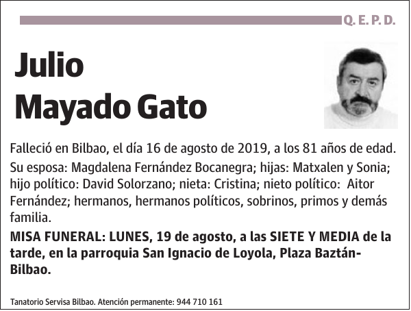 Julio Mayado Gato