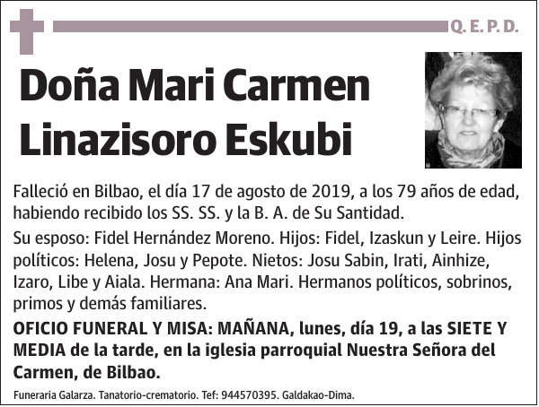 Mari Carmen Linazisoro Eskubi